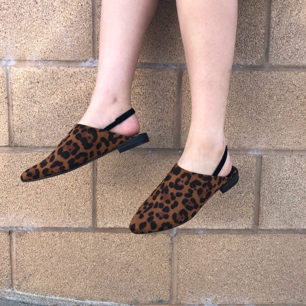 NEW‼️ Liliana Leopard Slip On Loafer w/ Back Strap
